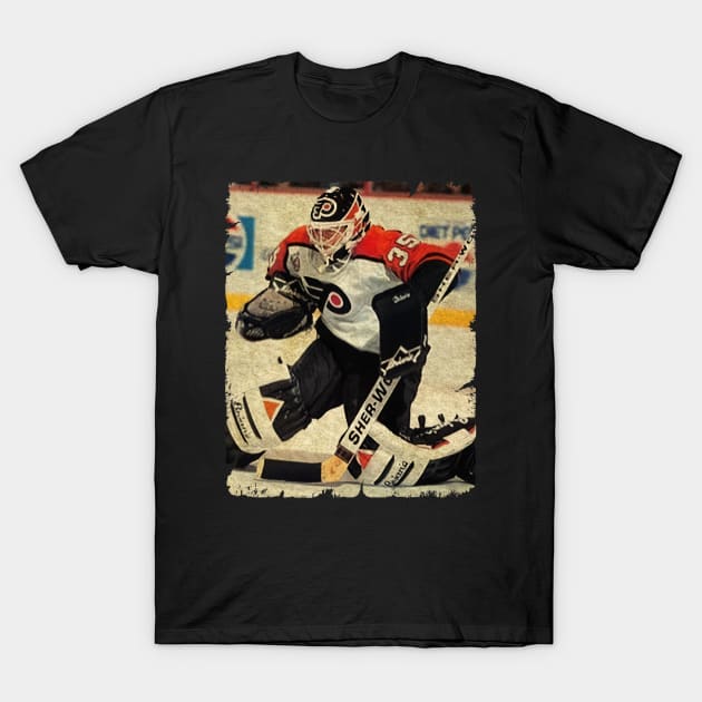 Stephane Beauregard, 1993 in Philadelphia Flyers T-Shirt by Momogi Project